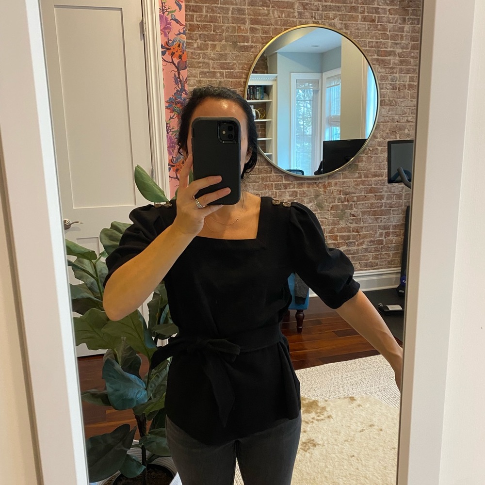 Current air black top (bought from Anthropologie)